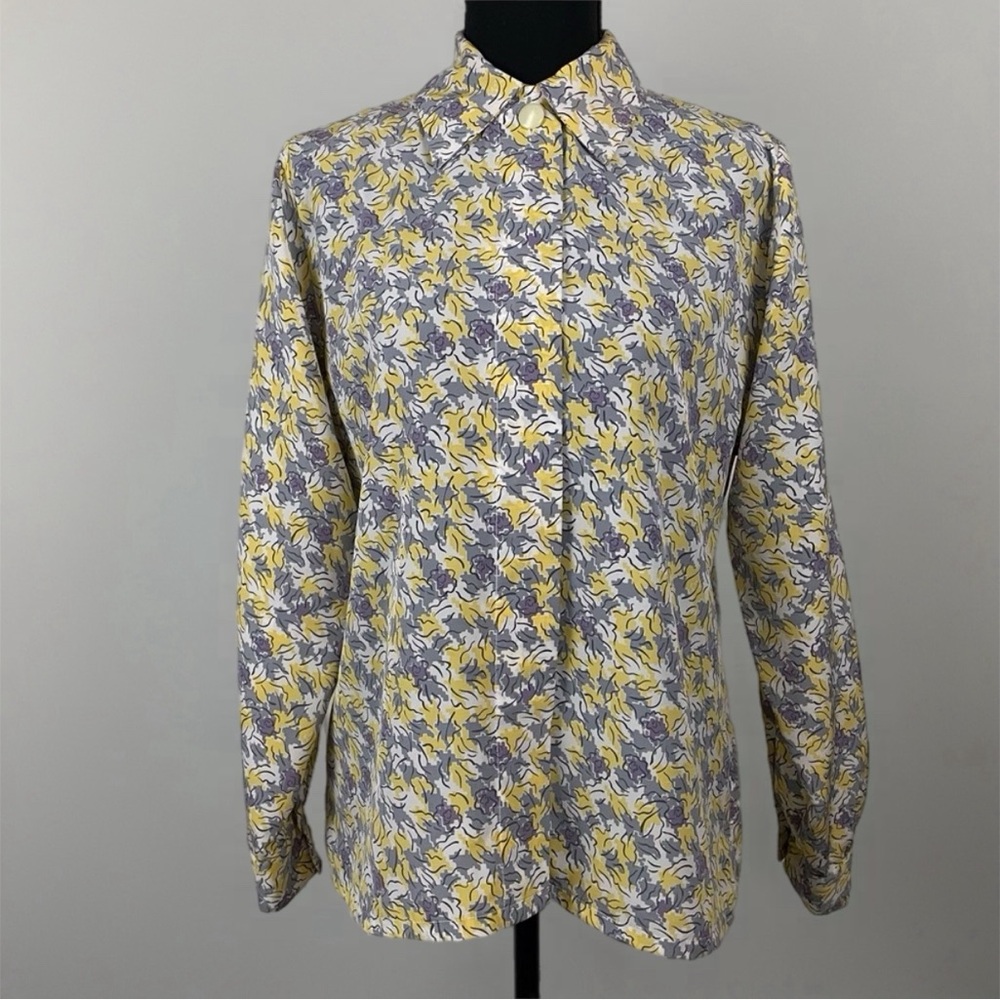 Country Sophisticates by Pendleton Vintage Floral Long Sleeve Top